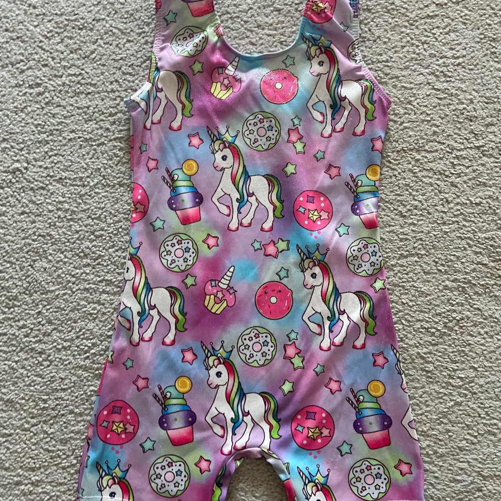Leotard shorts girls size 120